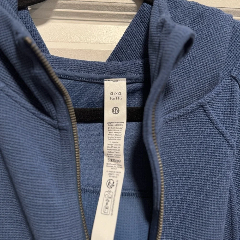 Lululemon Scuba Oversized Full-Zip Hoodie Waffle - Picture 5 of 8